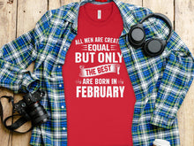 Load image into Gallery viewer, February Birthday Men's T-Shirt,
