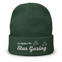 Load image into Gallery viewer, Id Rather Be Stargazing :Embroidered Beanie Hat