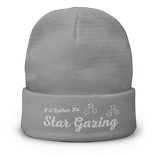 Load image into Gallery viewer, Id Rather Be Stargazing :Embroidered Beanie Hat