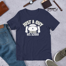 Load image into Gallery viewer, Funny Food T Shirt - Geordie Gift Just a Guy Who Loves His Scran