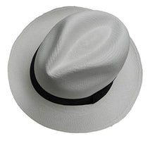Load image into Gallery viewer, Equal Earth New Genuine Panama Hat Rolling Folding Authentic & Fairtrade - White (56cm)
