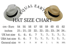 Load image into Gallery viewer, Equal Earth New Genuine Panama Hat Rolling Folding Authentic & Fairtrade - White (56cm)