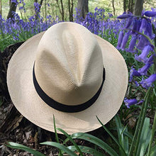 Load image into Gallery viewer, Equal Earth New Genuine Panama Hat Rolling Folding Authentic & Fair trade Natural (59cm)