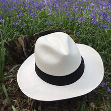 Load image into Gallery viewer, Equal Earth New Genuine Panama Hat Rolling Folding Authentic & Fairtrade - White (56cm)
