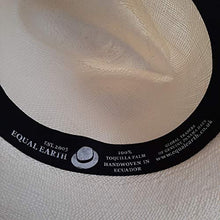 Load image into Gallery viewer, Equal Earth New Genuine Panama Hat Rolling Folding Authentic & Fairtrade - White (56cm)