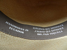 Load image into Gallery viewer, Equal Earth New Genuine Panama Hat Rolling Folding Authentic & Fair trade Natural (59cm)