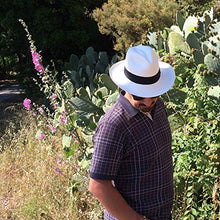 Load image into Gallery viewer, Equal Earth New Genuine Panama Hat Rolling Folding Authentic & Fairtrade - White (58cm)