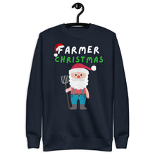 Load image into Gallery viewer, Farmer Christmas sweatshirt | j and p hats