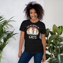 Load image into Gallery viewer, ask me about my cat shirt - j and p hats
