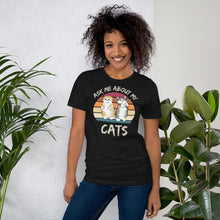 Load image into Gallery viewer, ask me about my cat shirt - j and p hats