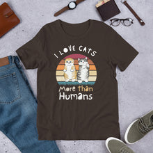 Load image into Gallery viewer, I love cats more than Humans | j and p hats