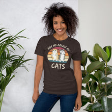 Load image into Gallery viewer, ask me about my cat shirt - j and p hats