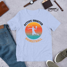 Load image into Gallery viewer, Active Shooter Basketball t shirt | j and p hats