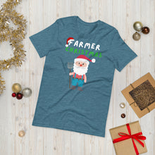Load image into Gallery viewer, Farmer Christmas T shirt | j and p hats