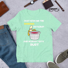 Load image into Gallery viewer, Banana Ketchup t shirt | j and p hats
