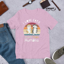 Load image into Gallery viewer, I love cats more than Humans | j and p hats