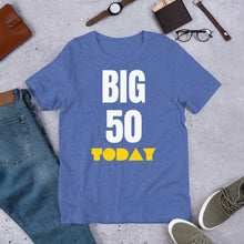 Load image into Gallery viewer, 50th Birthday gift   Printed T Shirt | j and p hats