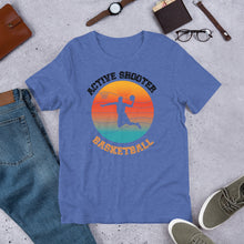Load image into Gallery viewer, Active Shooter Basketball t shirt | j and p hats