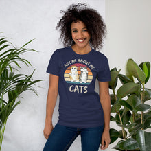 Load image into Gallery viewer, ask me about my cat shirt - j and p hats