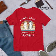 Load image into Gallery viewer, I love cats more than Humans | j and p hats