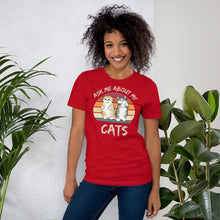 Load image into Gallery viewer, ask me about my cat shirt - j and p hats