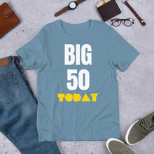 Load image into Gallery viewer, 50th Birthday gift   Printed T Shirt | j and p hats