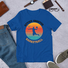 Load image into Gallery viewer, Active Shooter Basketball t shirt | j and p hats