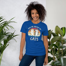 Load image into Gallery viewer, ask me about my cat shirt - j and p hats