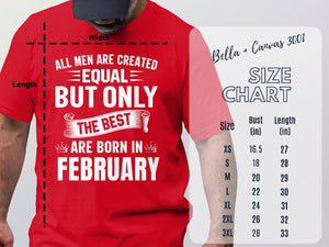 February Birthday Men's T-Shirt,