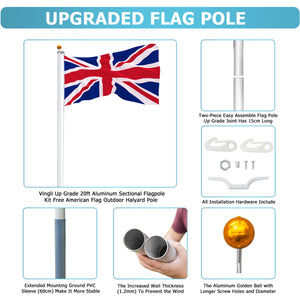 Garden Flag Poles - J and P Hats 