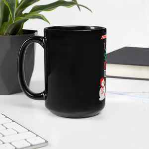 Teacher Gift : Christmas Teacher Black Glossy Mug