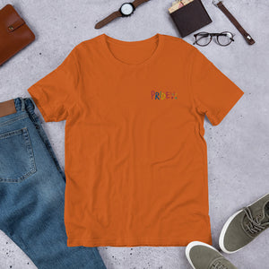 Pride 2023- Embroidered T shirt - J and P Hats 