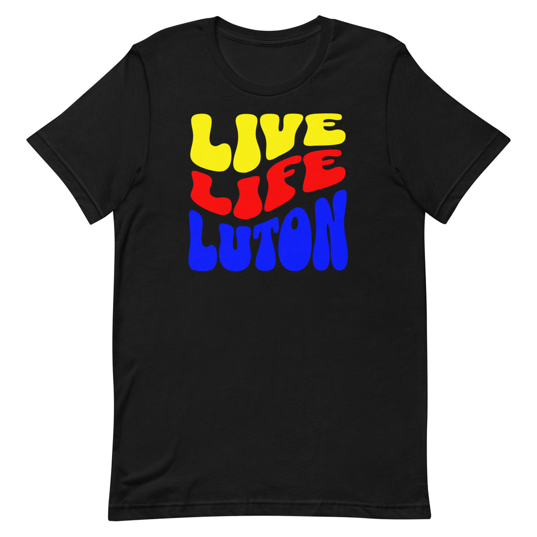 Live Life Luton T-Shirt - J and P Hats