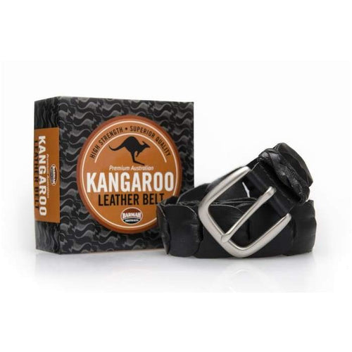 Barmah Kangaroo Leather Belt super Quality in black or brown - J and p hats Barmah Kangaroo Leather Belt super Quality in black or brown